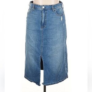 Wonderly Midi Jean Skirt